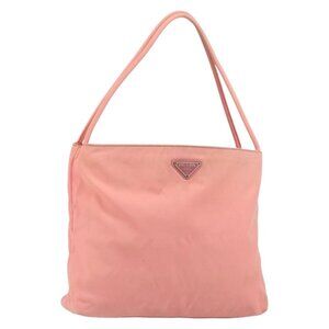 Authentic PRADA Shoulder Bag Nylon Pink